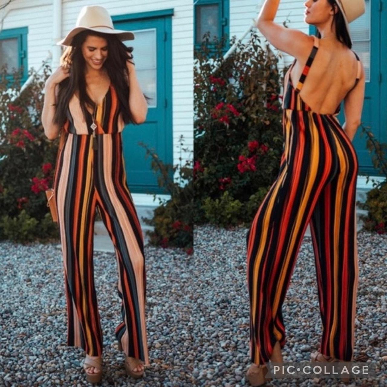 Rainbow romper womens best sale