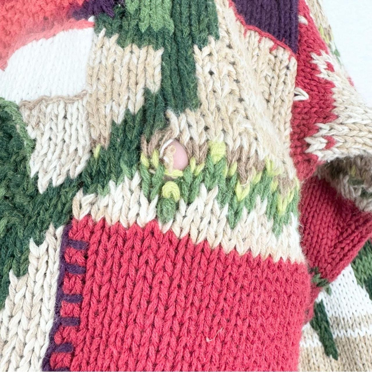 Source Unknown Women's Sweater - Tan/Red - L – Vi… - image 7