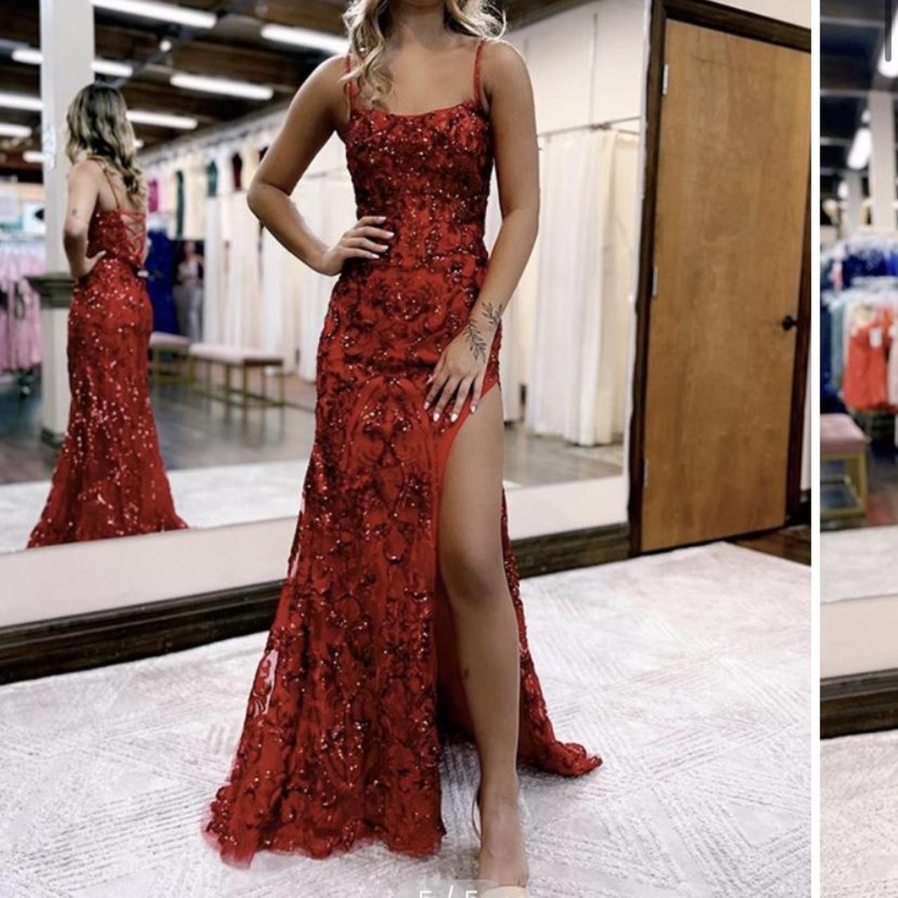 kiss prom prom/pageant dress worn once for a pageant... - Depop