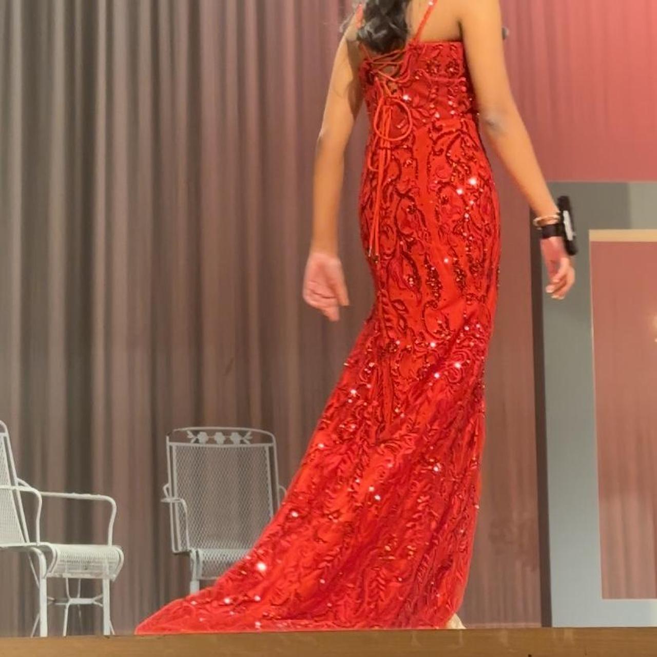 kiss prom prom/pageant dress worn once for a pageant... - Depop