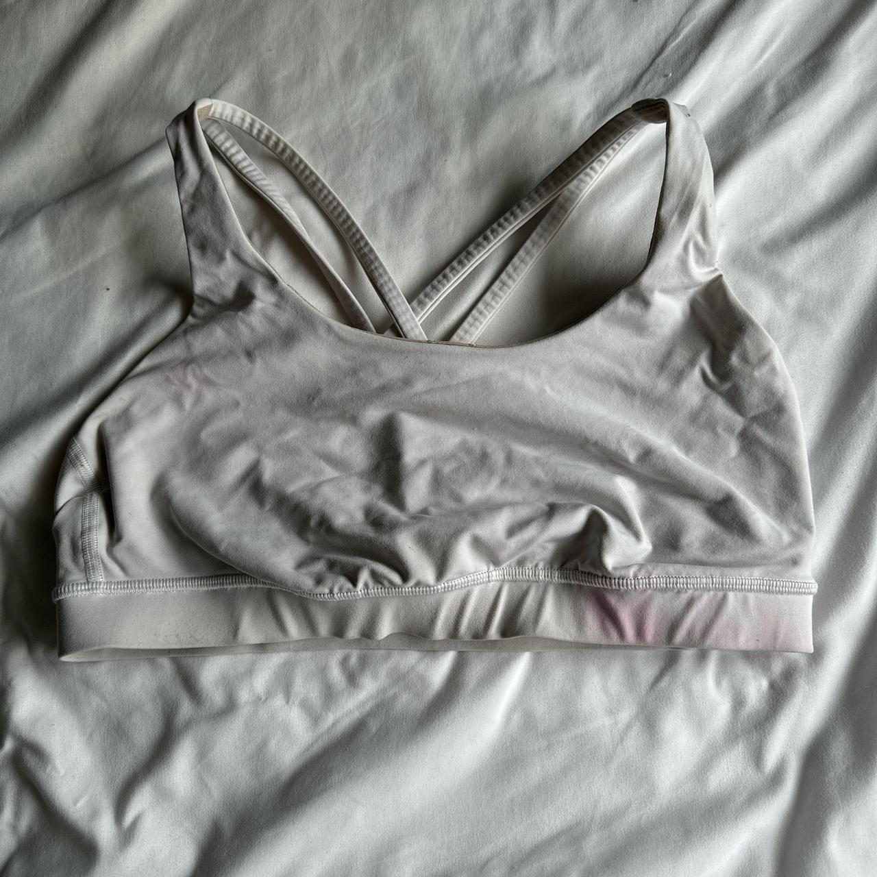 Lululemon White bra, size: shops 10