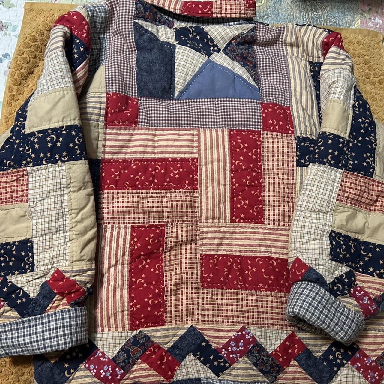 Women's Jacket - Multi - XL – Quilted patchwork j… - image 2