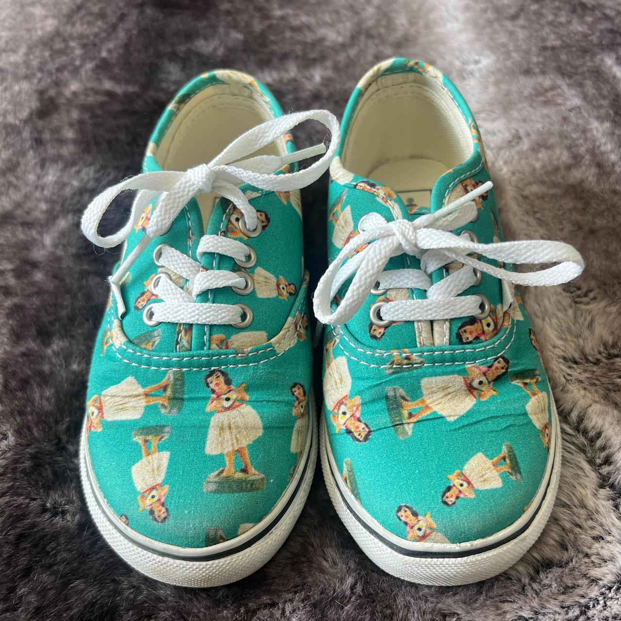 Girls teal vans hotsell