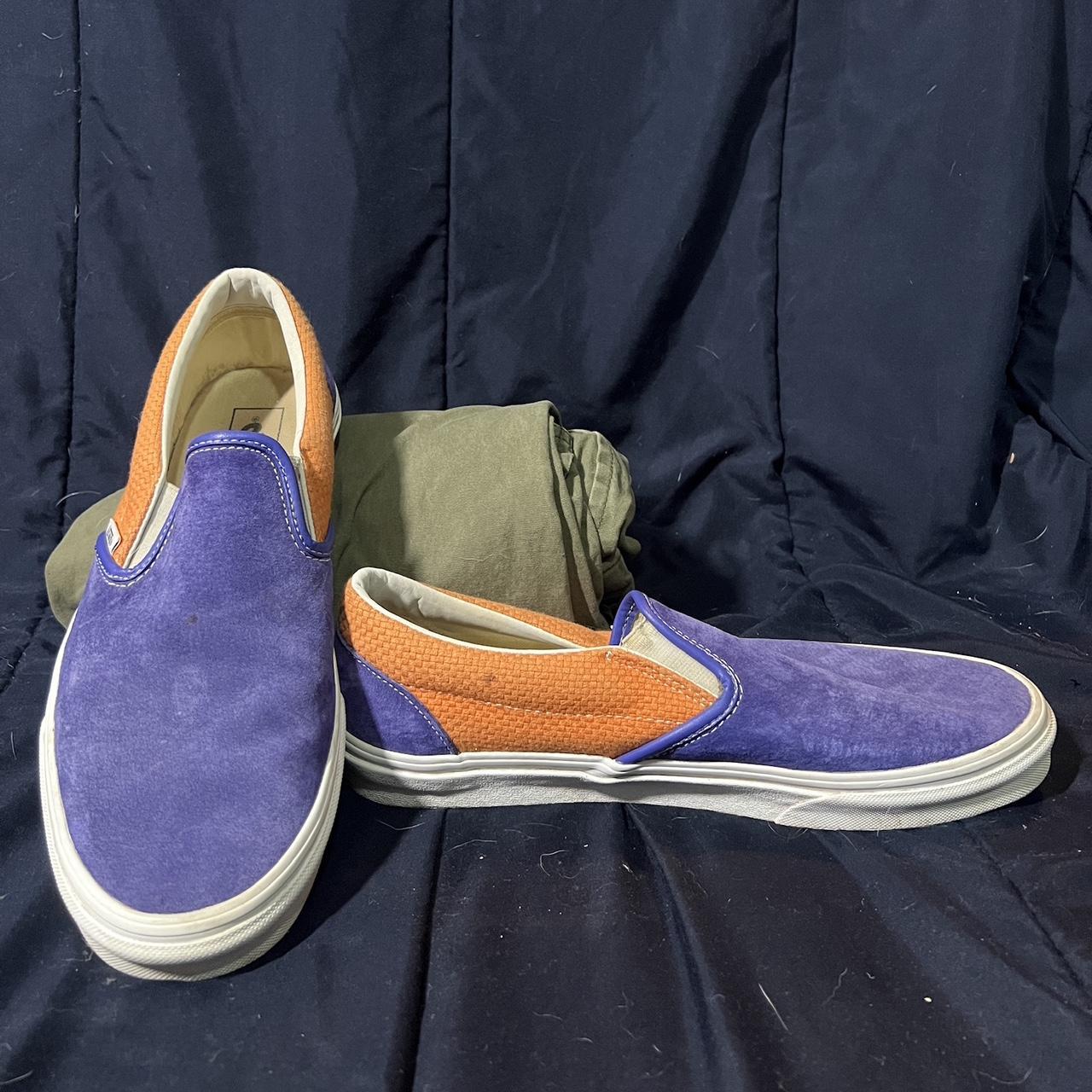 Vans Slip On Purple and Orange