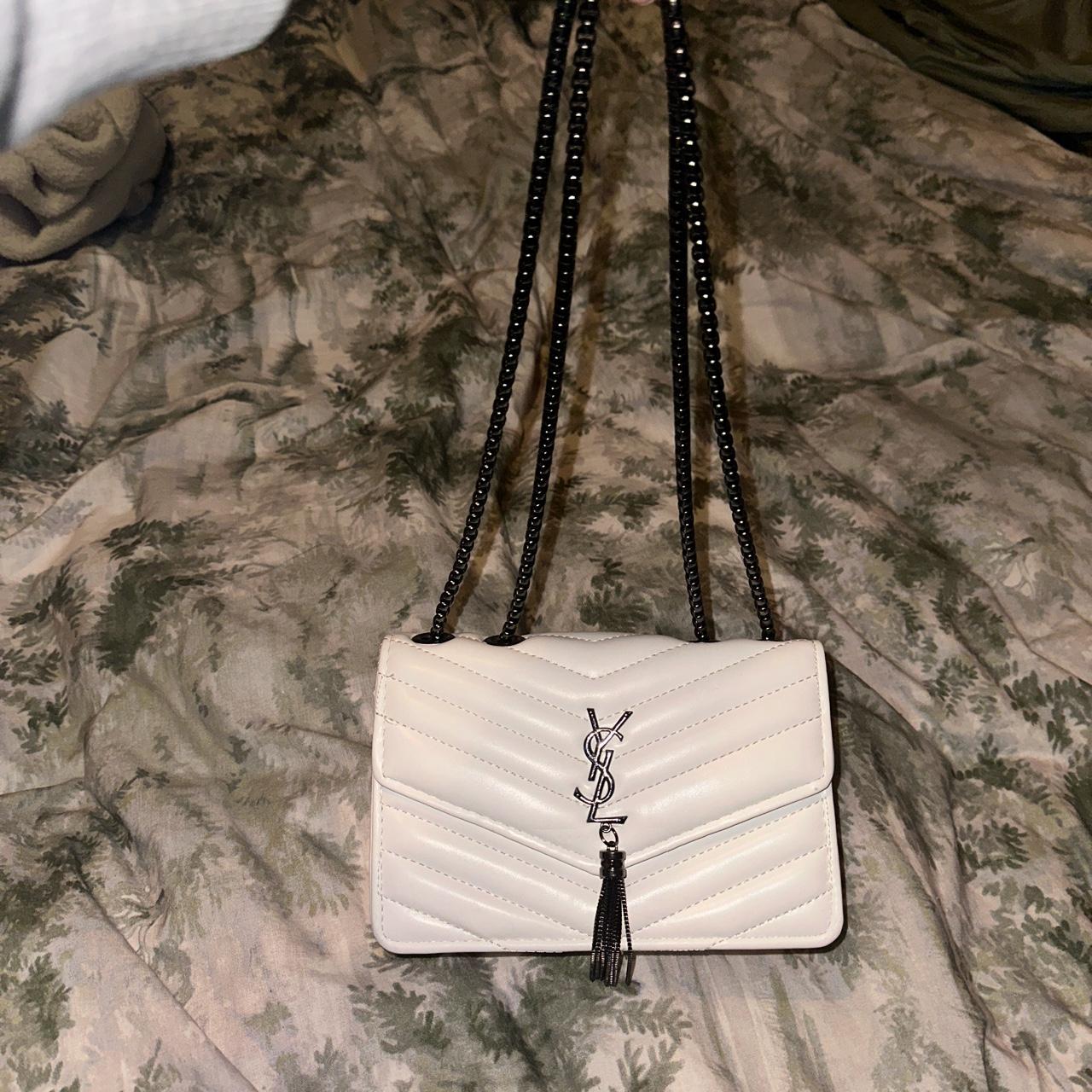 ysl bag with chain strap slight discoloration on