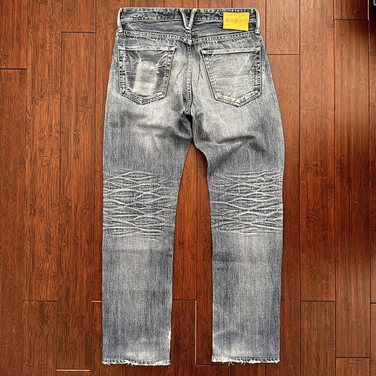VANQUISH TOKYO JAPAN BRAND DENIM BLUE FADED JEANS MEN'S SIZE