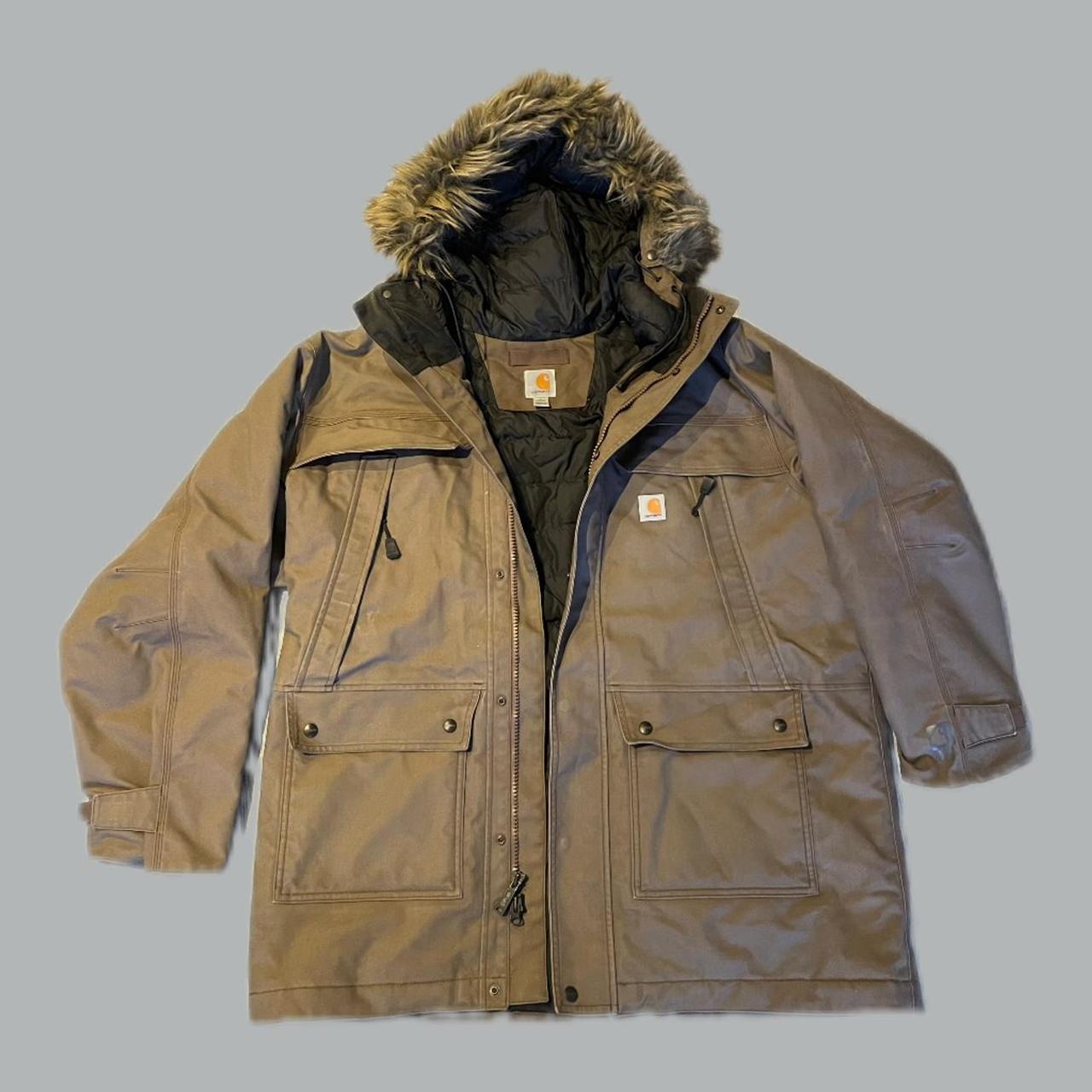 Quick duck sawtooth clearance parka carhartt