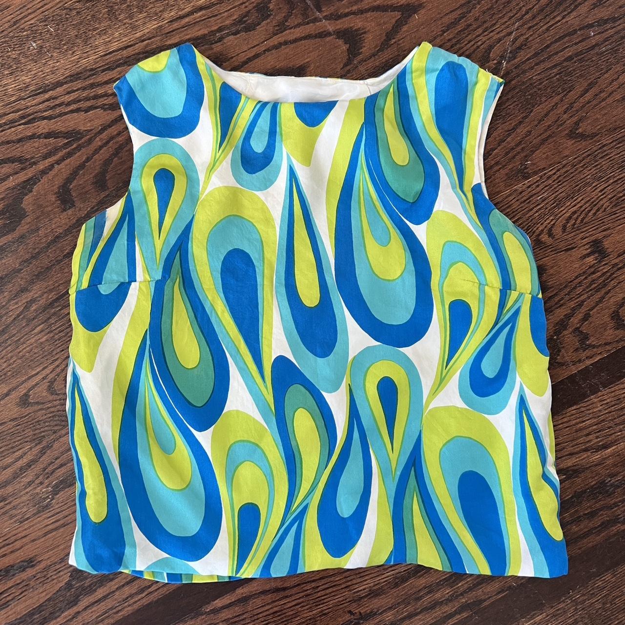 BH Wragge Women's Crop top - Blue/Green - S – Gro… - image 4