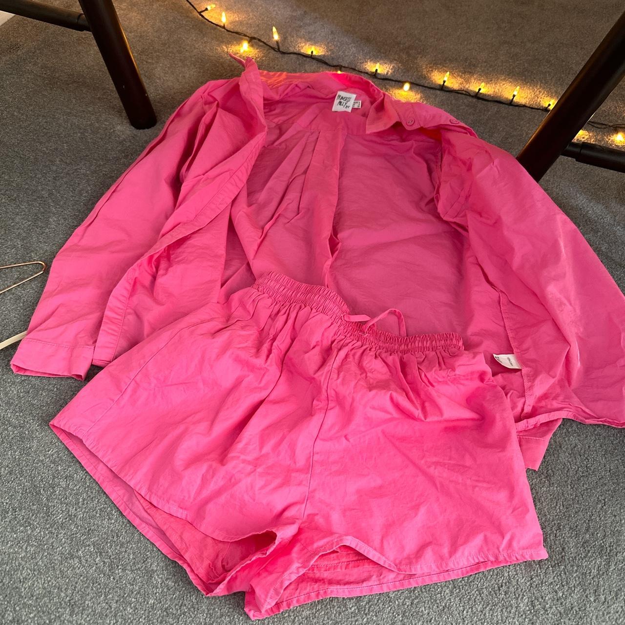 Princess Polly pink Co ord worn once size 6 Depop