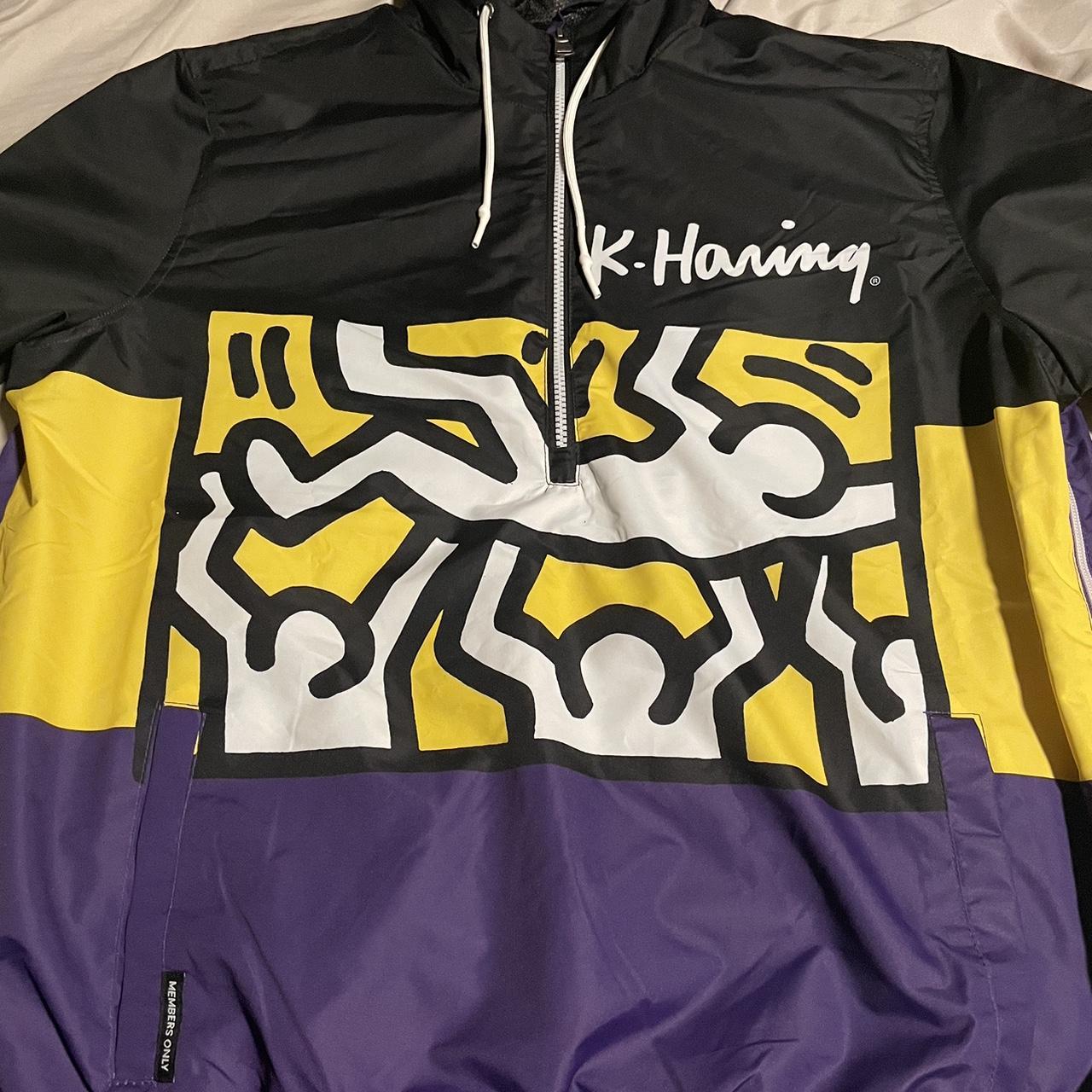 MEMBERS ONLY X KEITH HARING WINDBREAKER JACKET