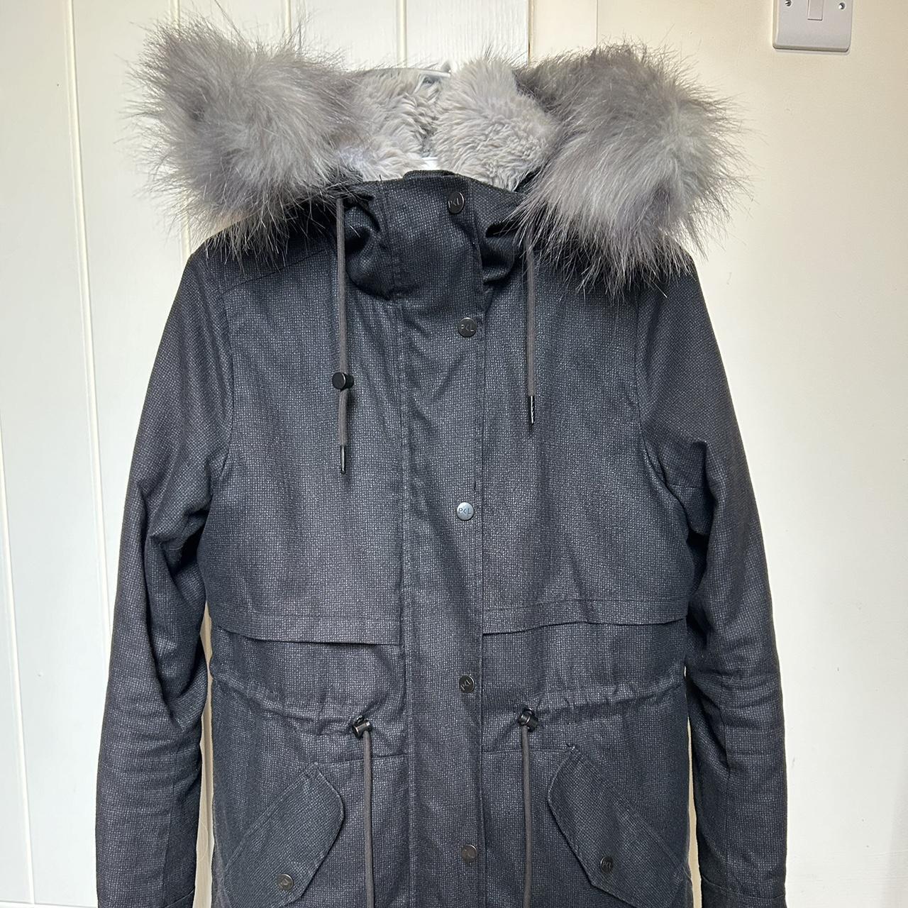 Parka London Caversham Long-Length Faux Fur Depop