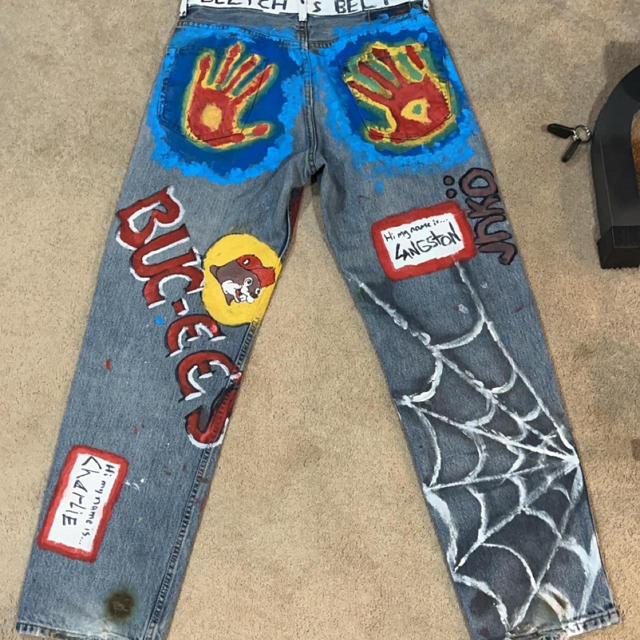 32x32 levi’s denim, customized by langston,alex, and... Depop