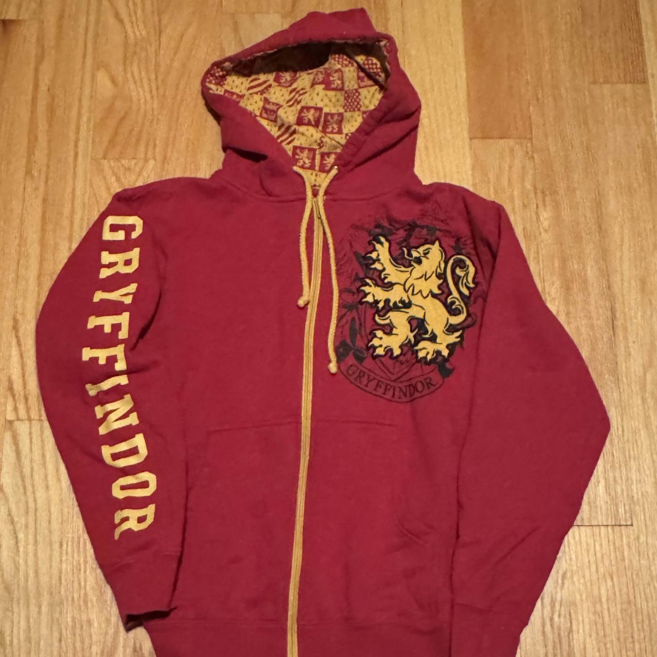 Gryffindor zip up hoodie hotsell