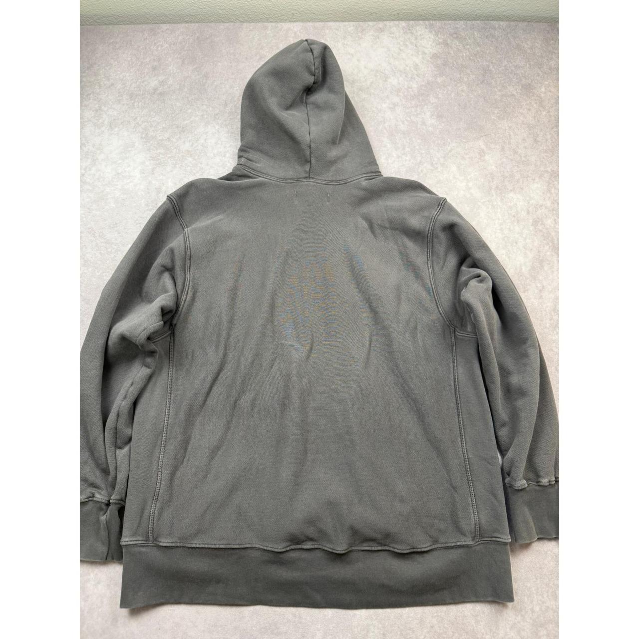 Les tien men's designer preloved grey streetwear minimalist hoodie