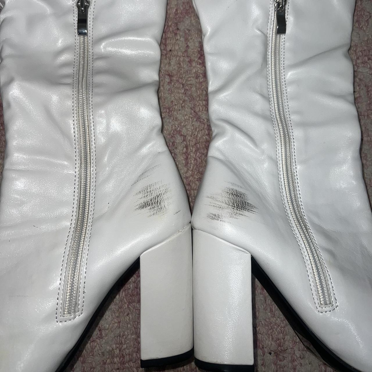 Sock Boots Shein White Ankle Boots Winter White Ankle Boots Womens