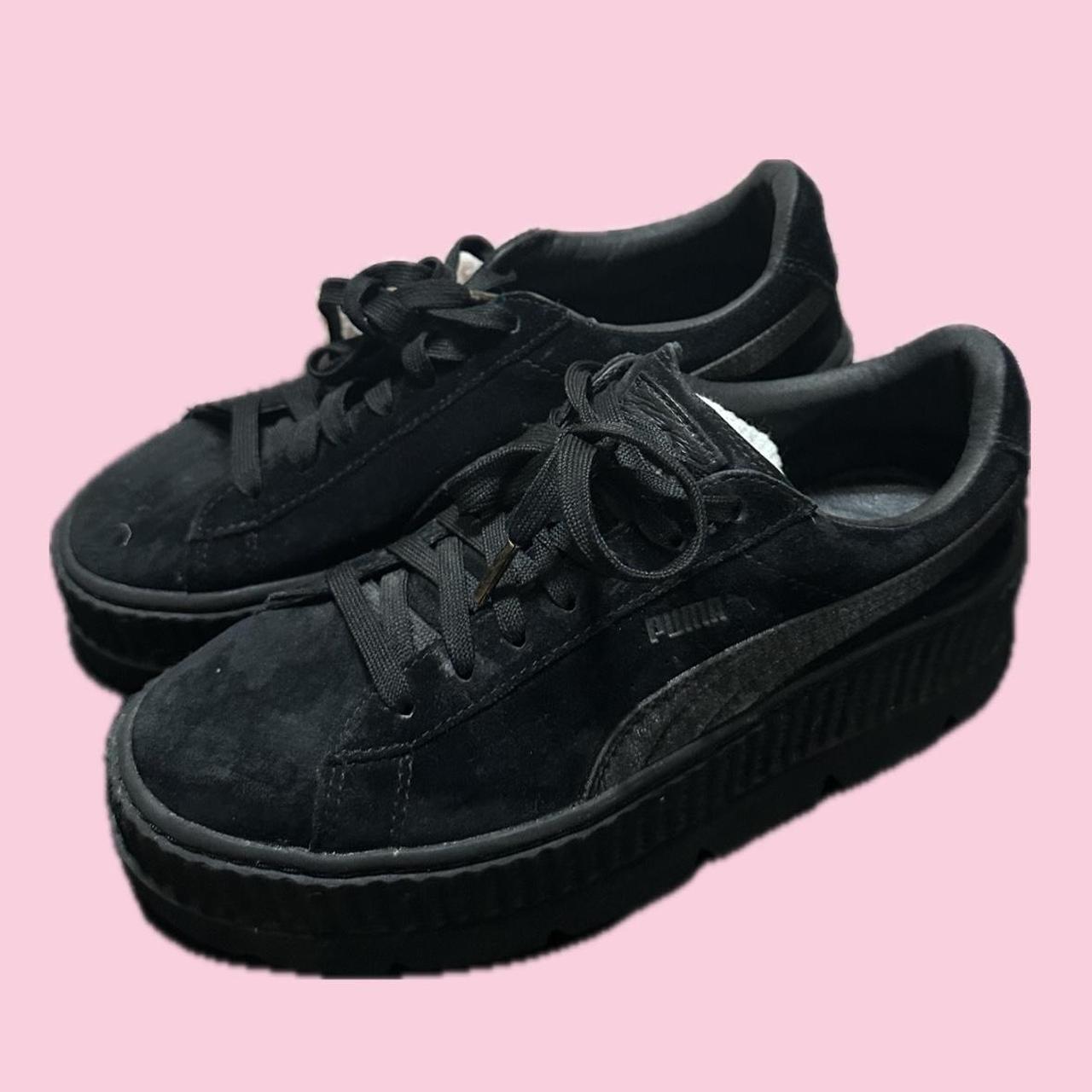 Puma cleated creeper rihanna best sale fenty black