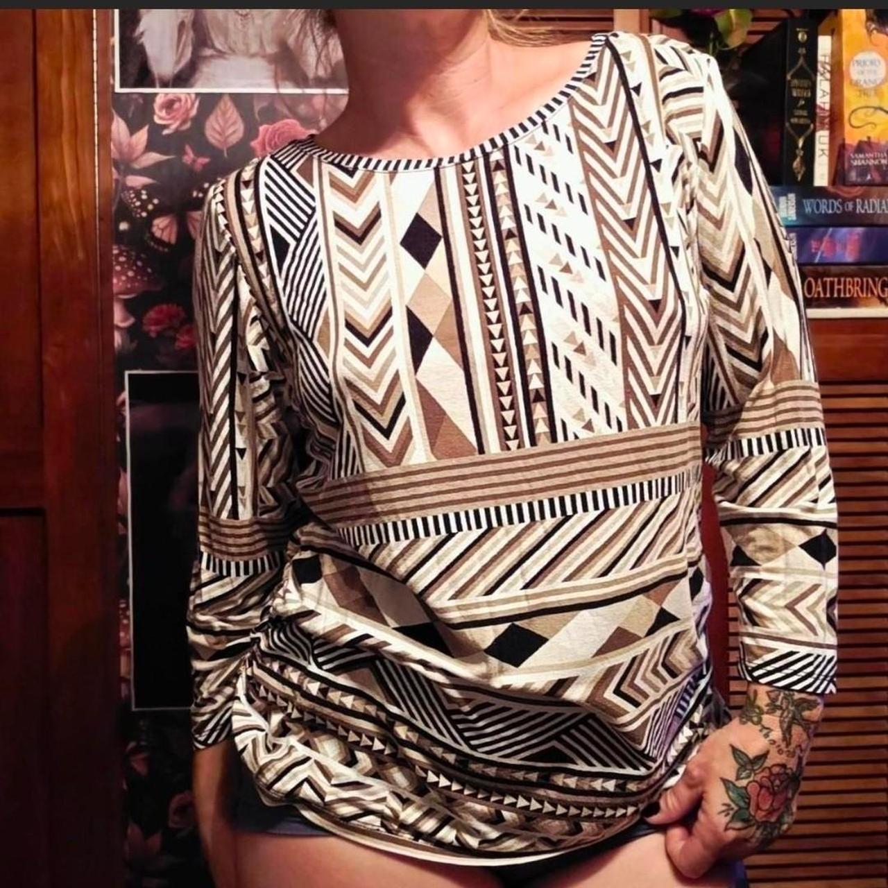 Ruby Rd. Women's Blouse - Multi/Brown - L – Ruby … - image 4