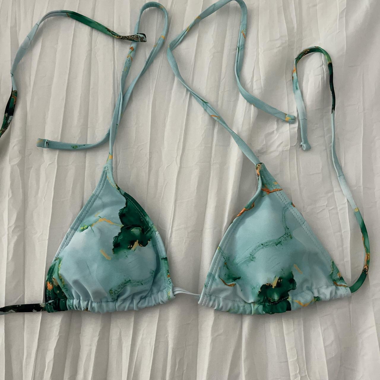 shein marble bikini top