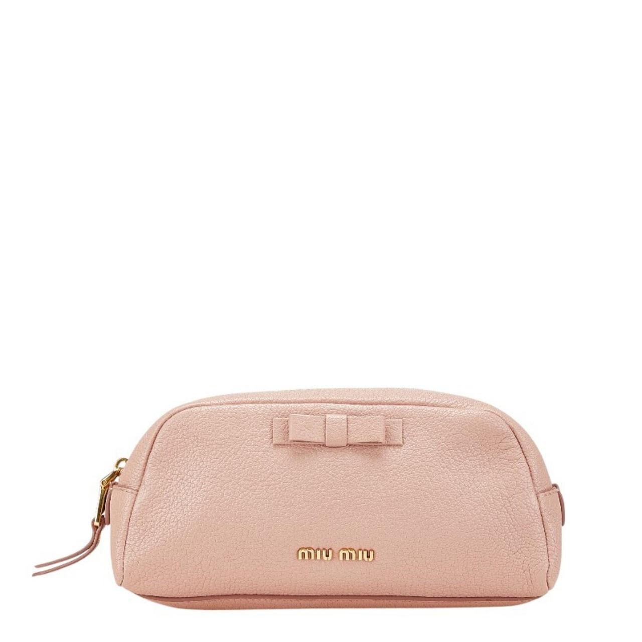 Miu Miu Women's Leather Bag - Pink – Miu Miu Miu … - image 1
