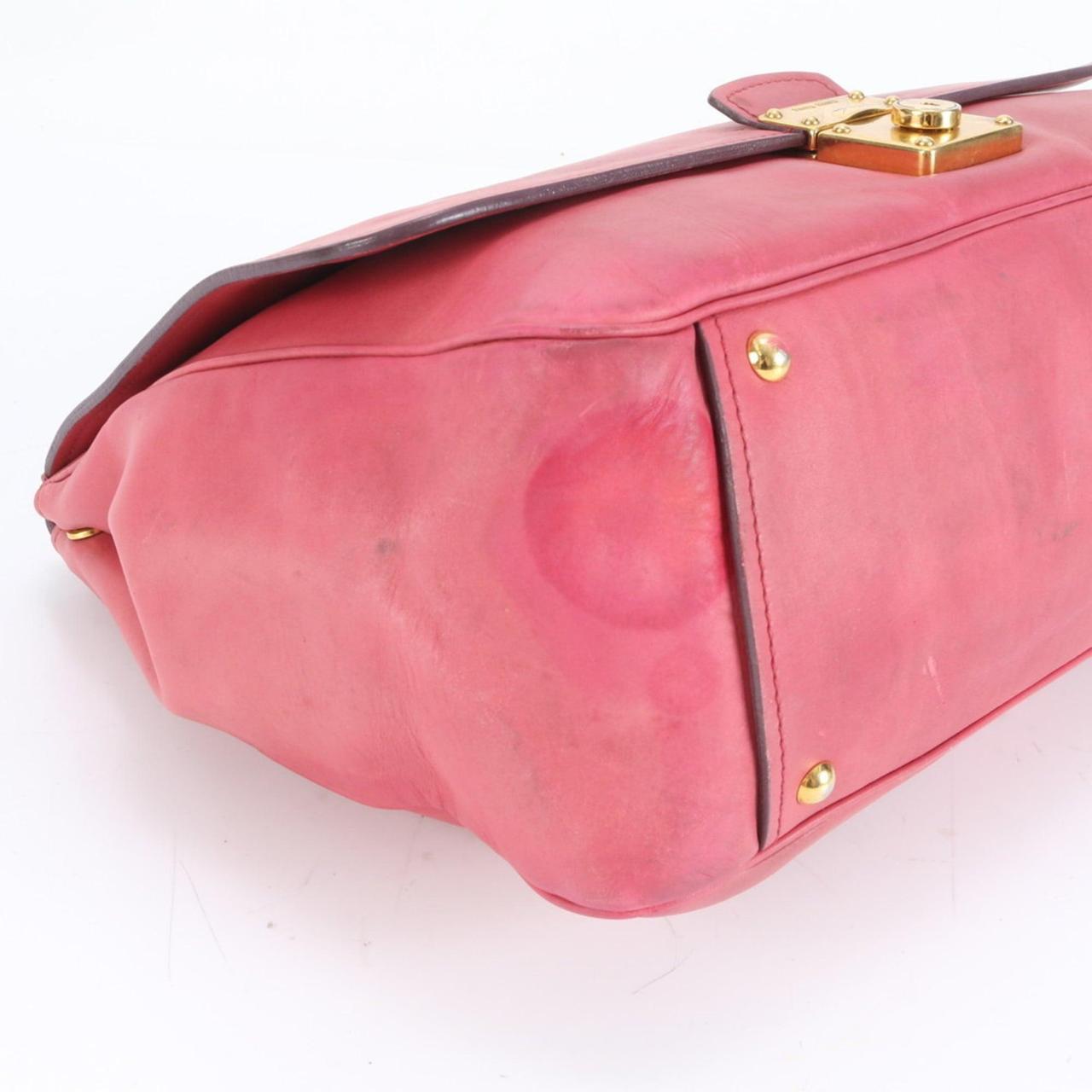 Miu Miu Women's Leather Bag - Pink – Miu Miu Miu … - image 4