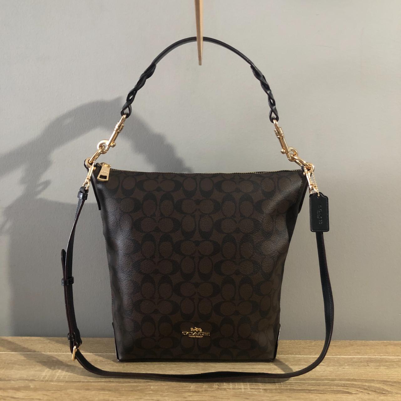 Coach Abby Duffle Brown Black In Signature Canvas. Depop