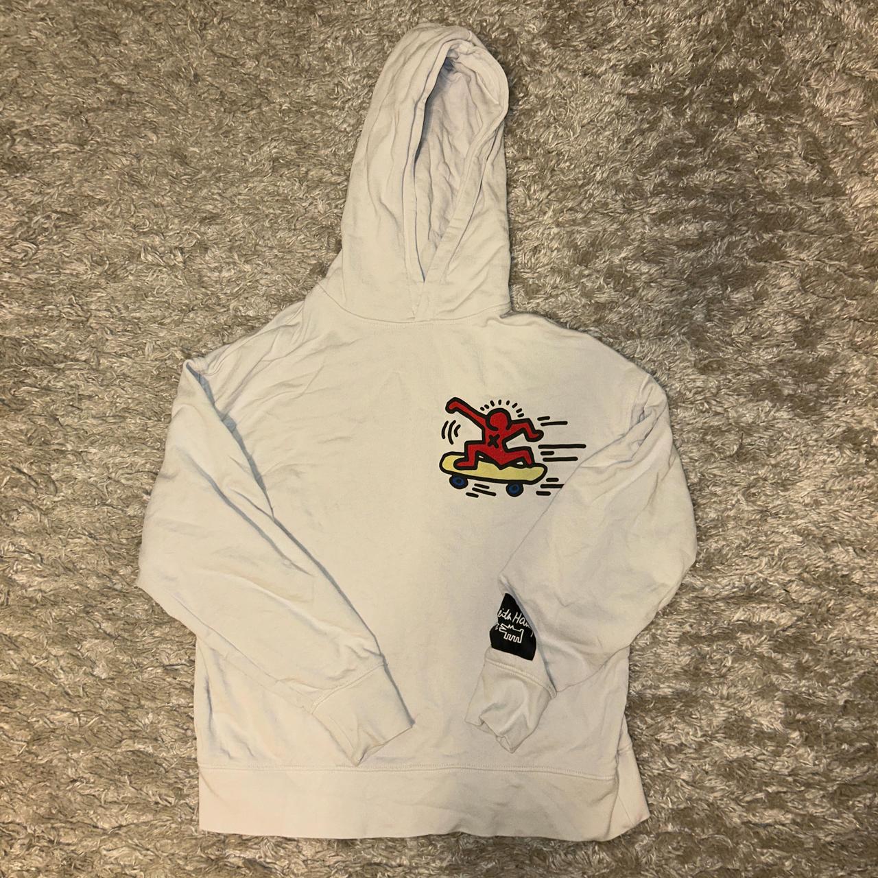 small Zara hoodie-Keith Haring edition - Depop