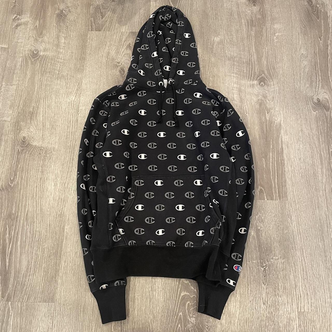 Black champion hoodie jd on sale