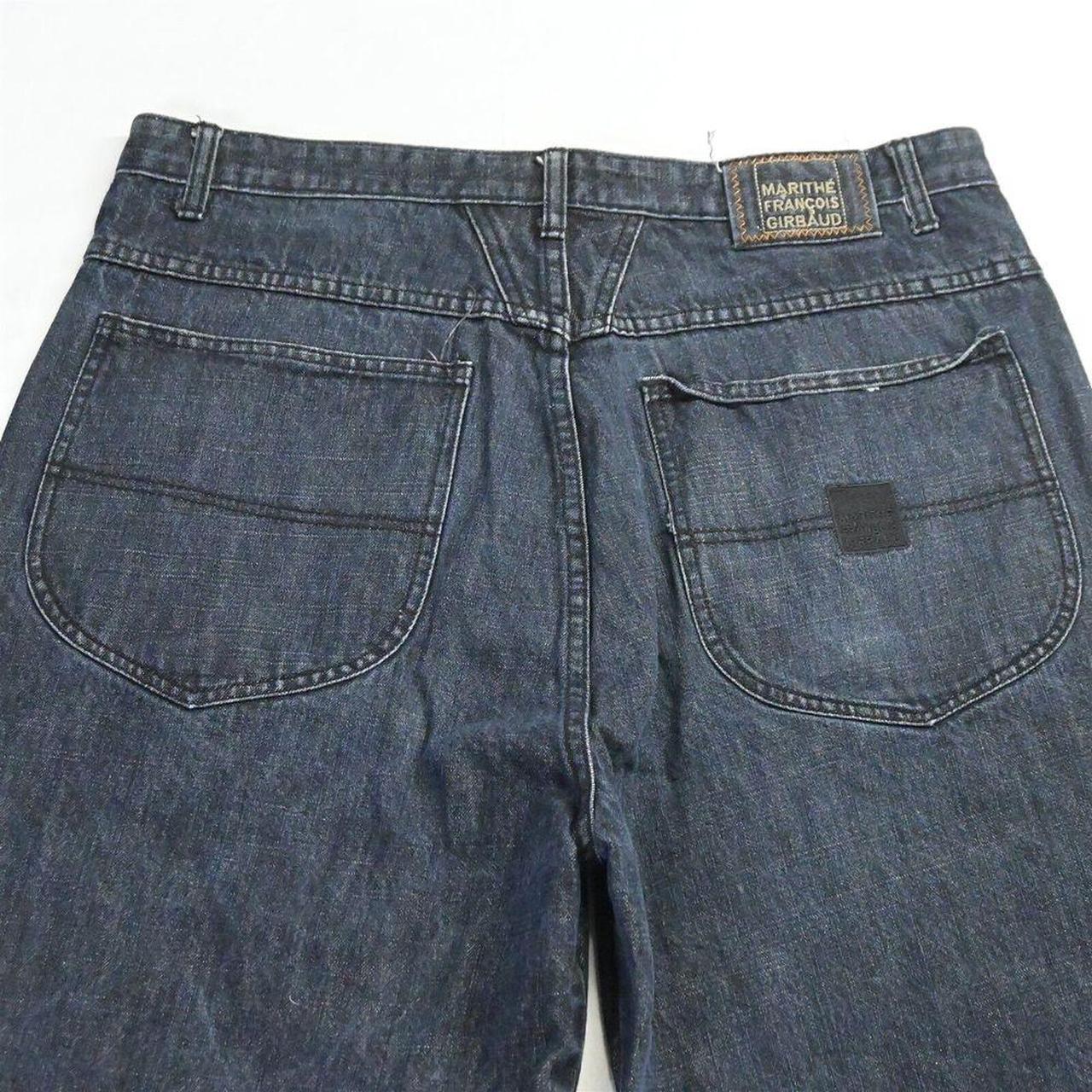 Marithe Francois Girbaud Urban Hip Hop Dark Blue Denim Jeans size outlet 38