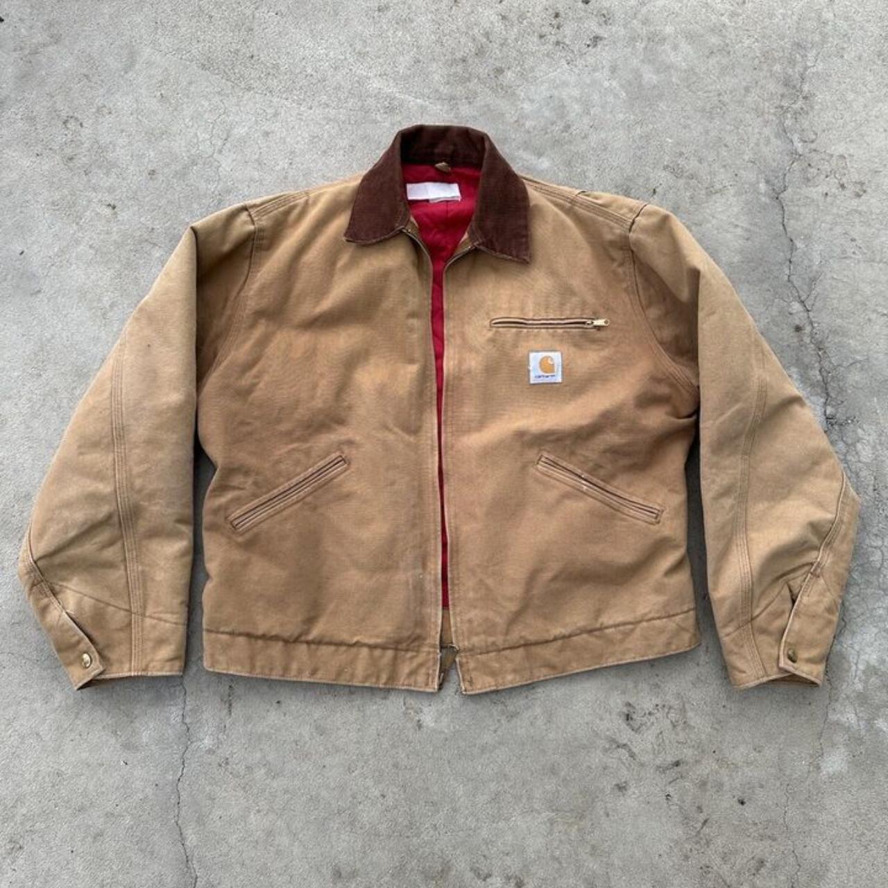 Vintage 1990s Carhartt Detroit Jacket 6QLJ Size 40/M - Depop