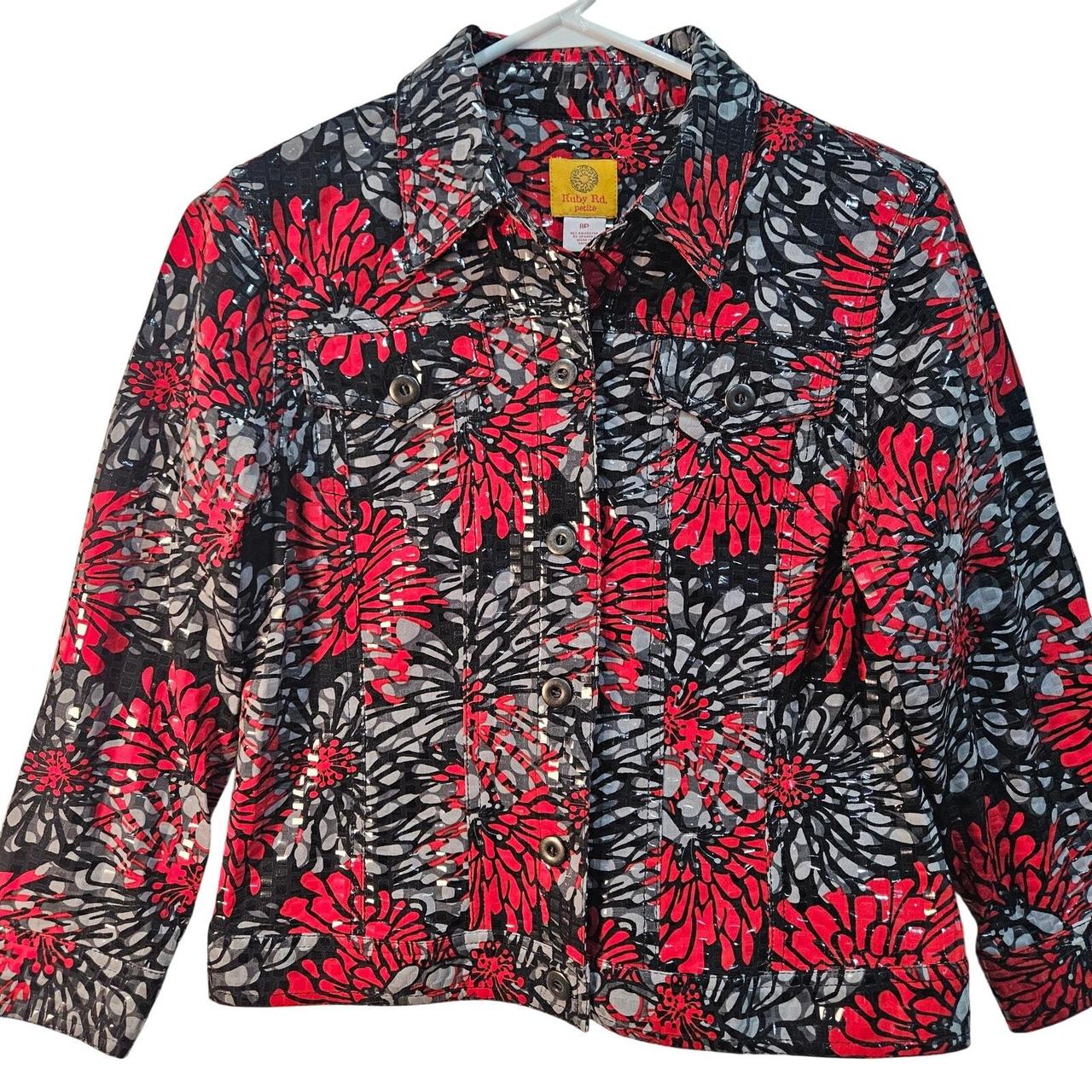 Ruby Rd. Women's Jacket - Black/Red - 8 – Ruby Ro… - image 8