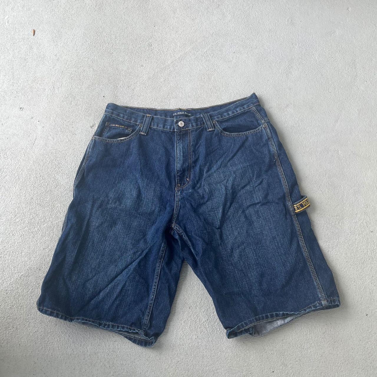 polo assn. washed mens jorts size 36 - Depop