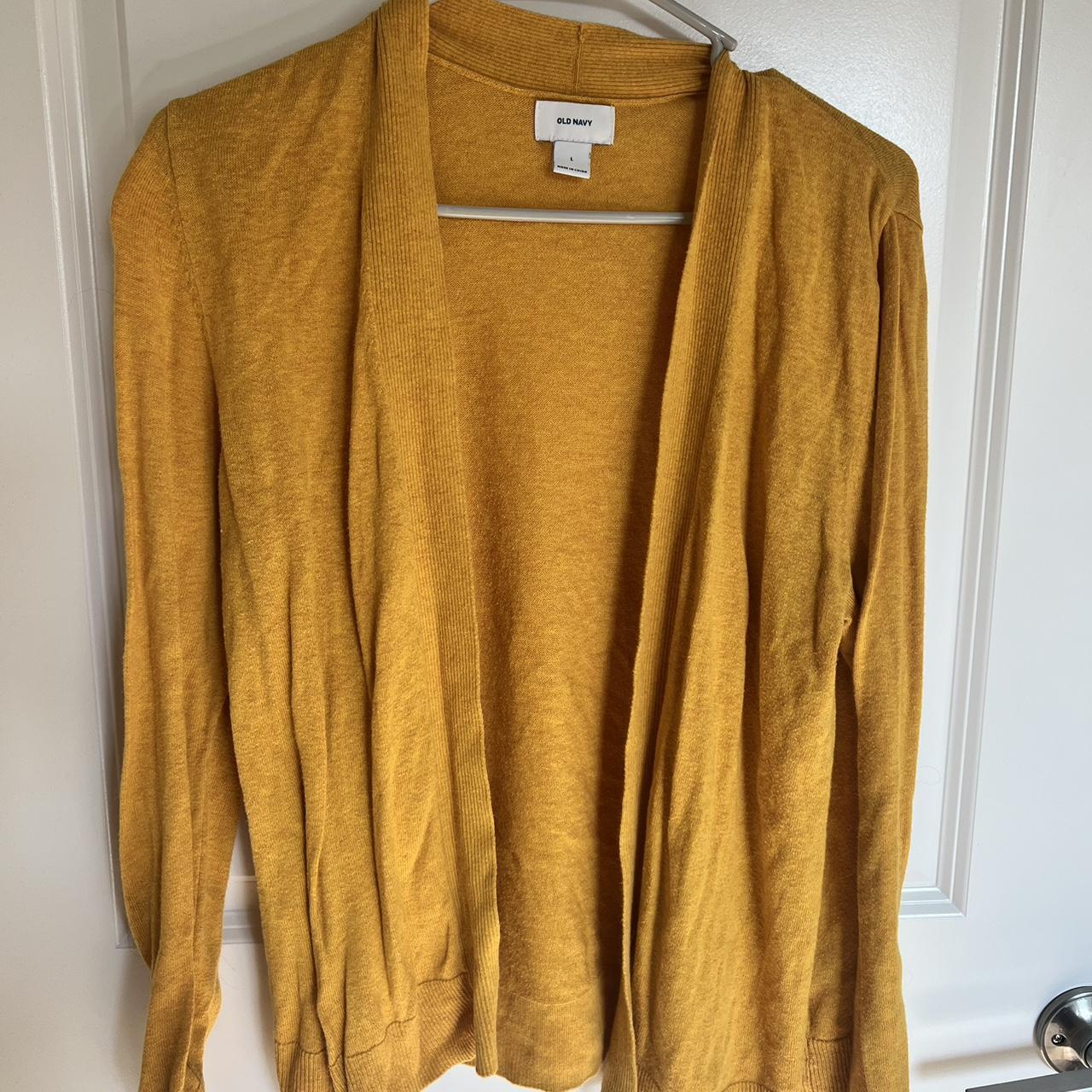 Old navy yellow cardigan best sale