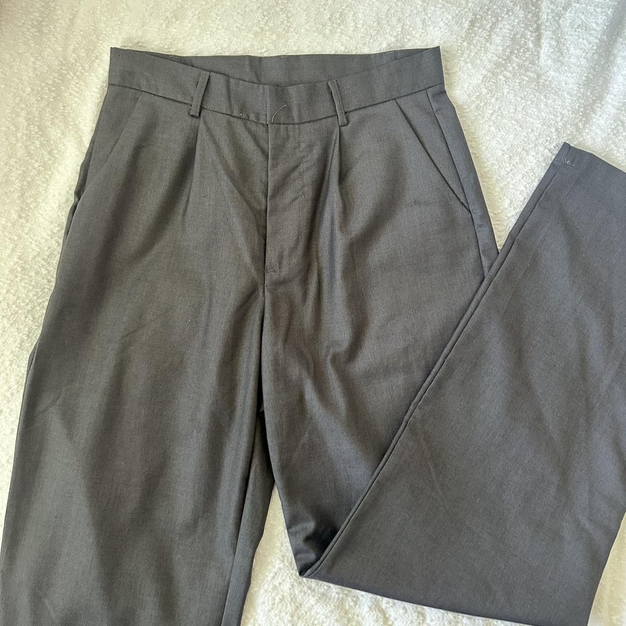 ava & ever grey tailored pants size 8 like new... - Depop