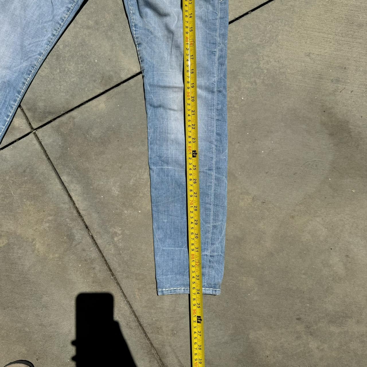 Light wash blue jeans Casey True Religion women | Depop