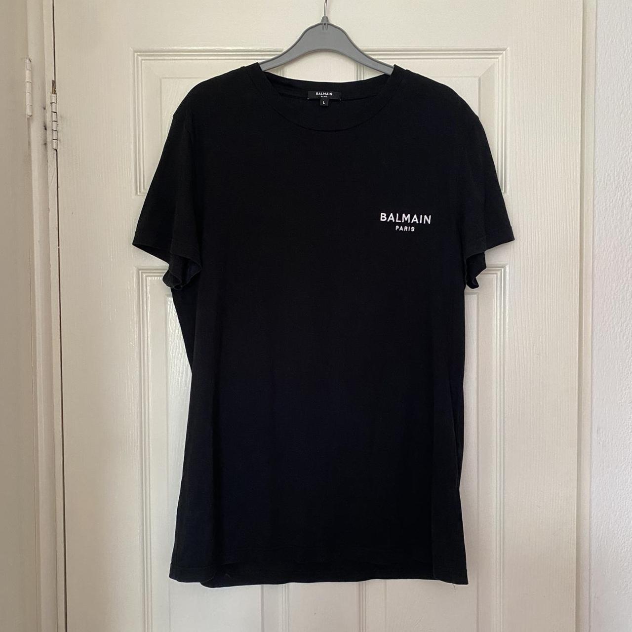 Genuine Black Mens Balmain Tshirt Bought From Depop