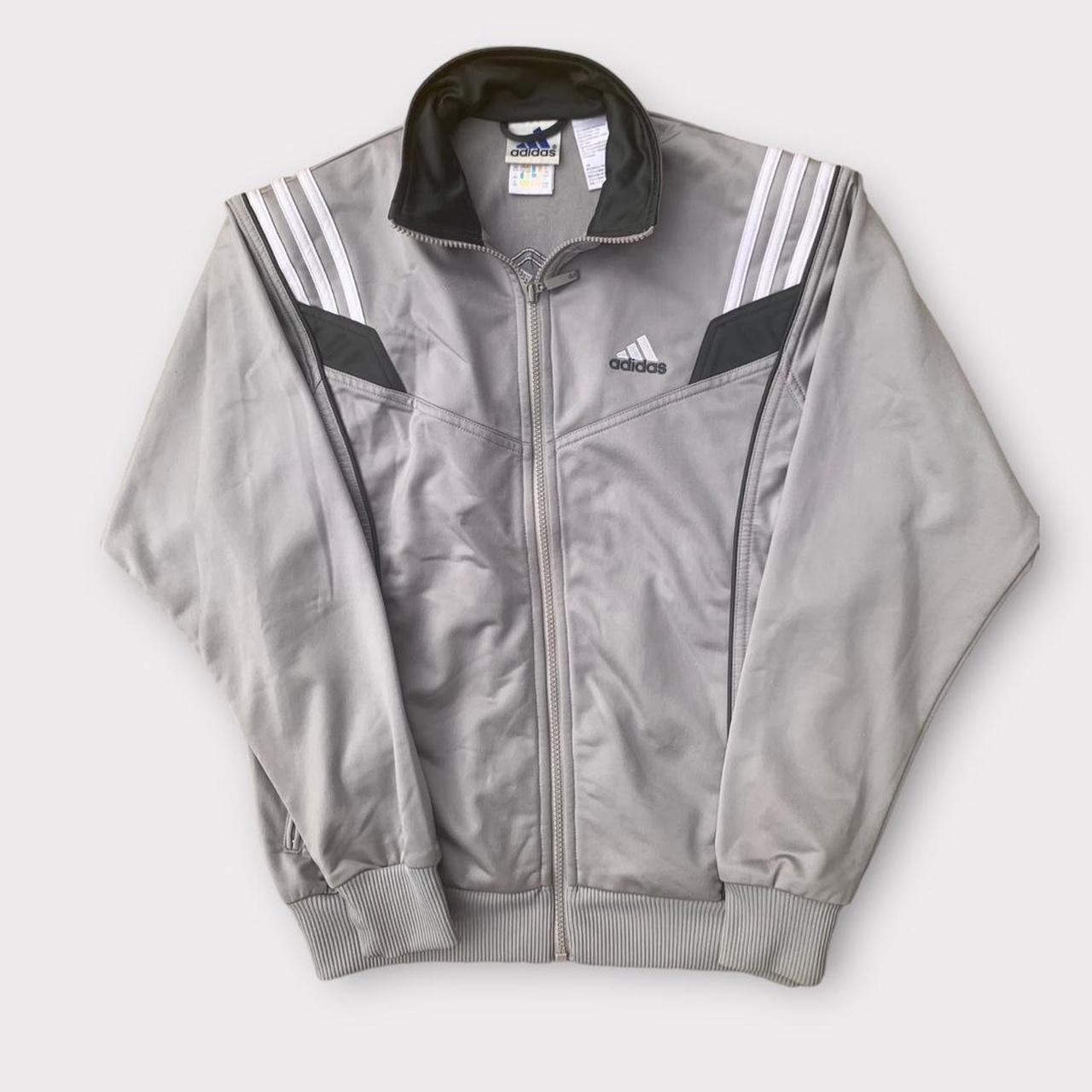 Adidas vintage retro zip up jacket. Size L. Can fit... - Depop