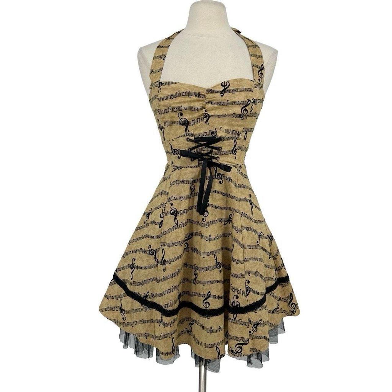 Hot topic music note dress best sale