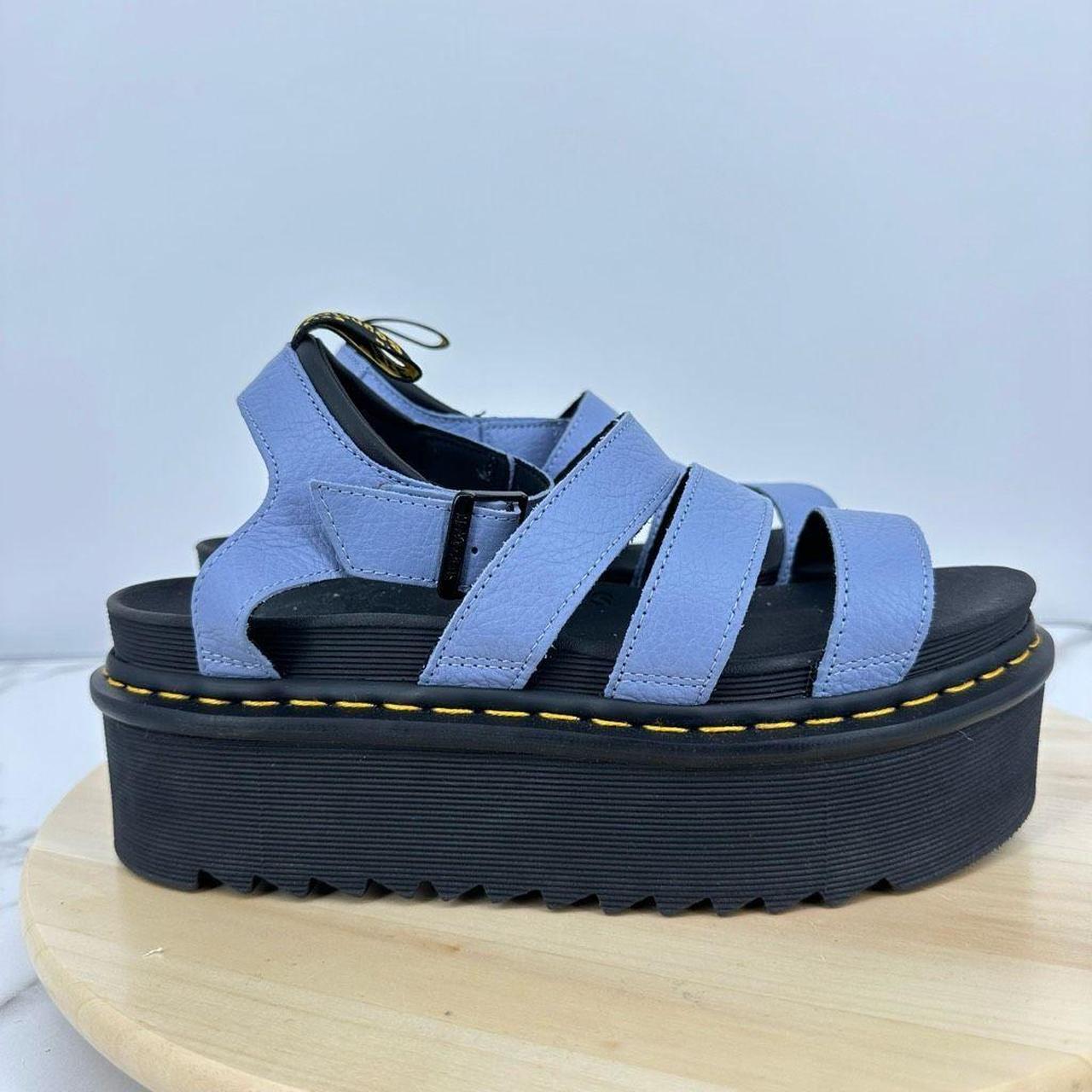 Dr martens blue sandals online