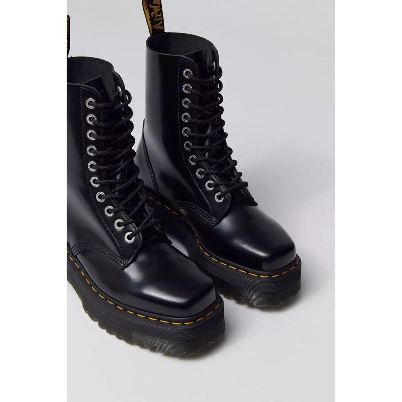 Dr. Martens 1490 Quard Squared Boot Platform Black | Depop