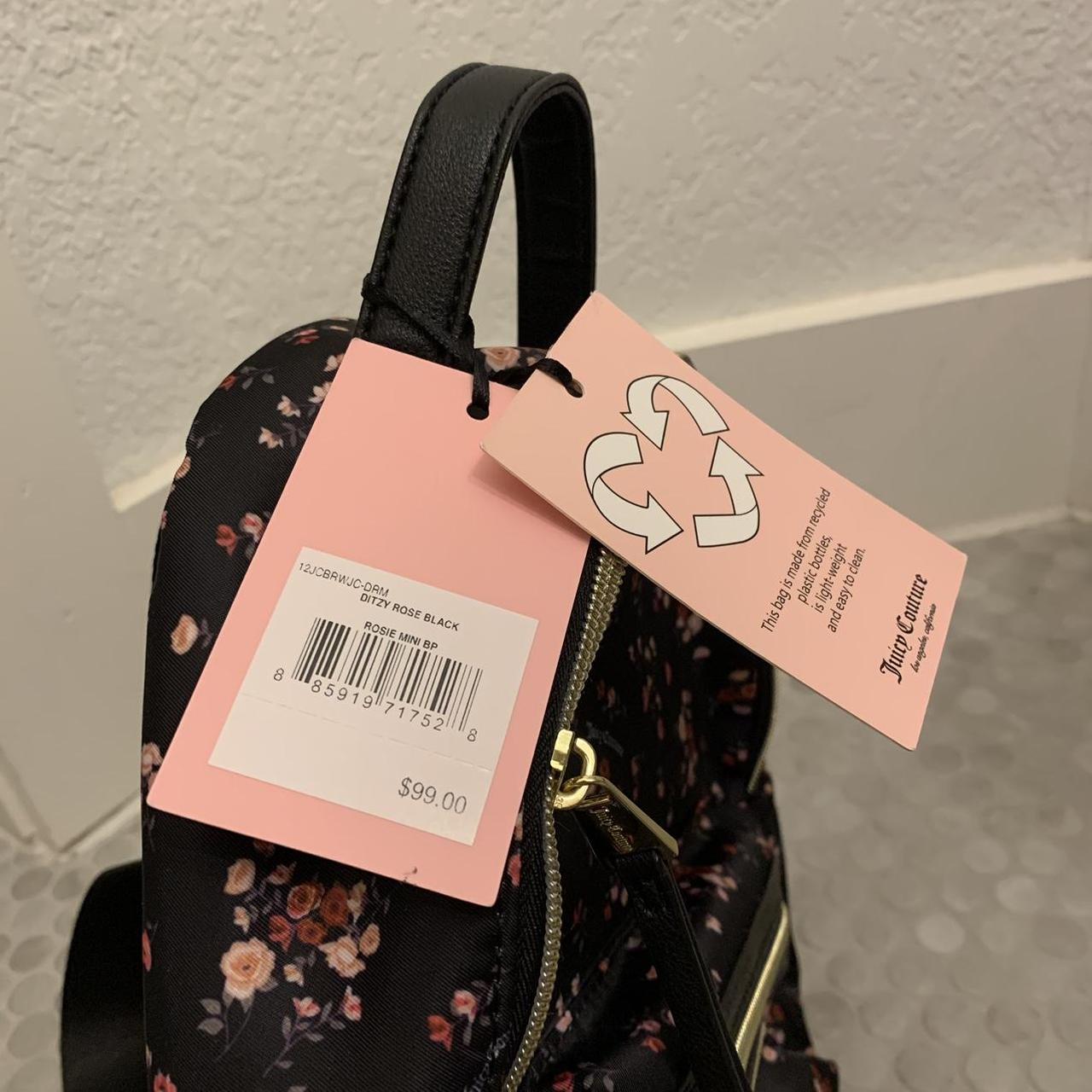 Juicy Couture floral mini backpack 2024 set