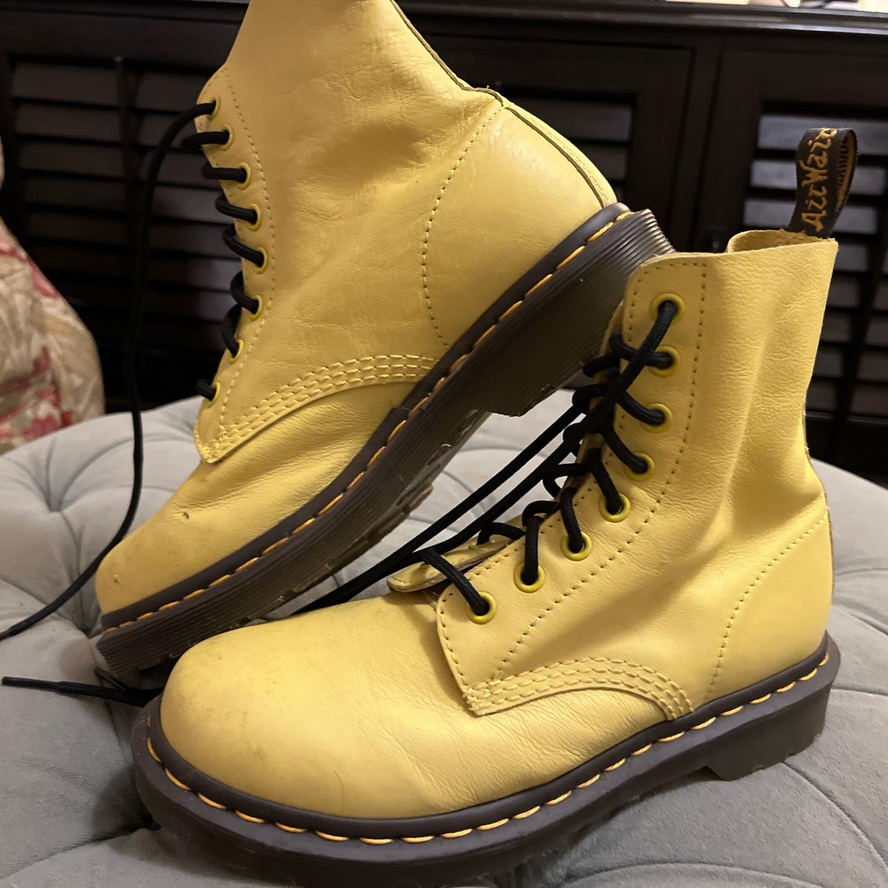 Dr. Martens Women's Yellow Boots