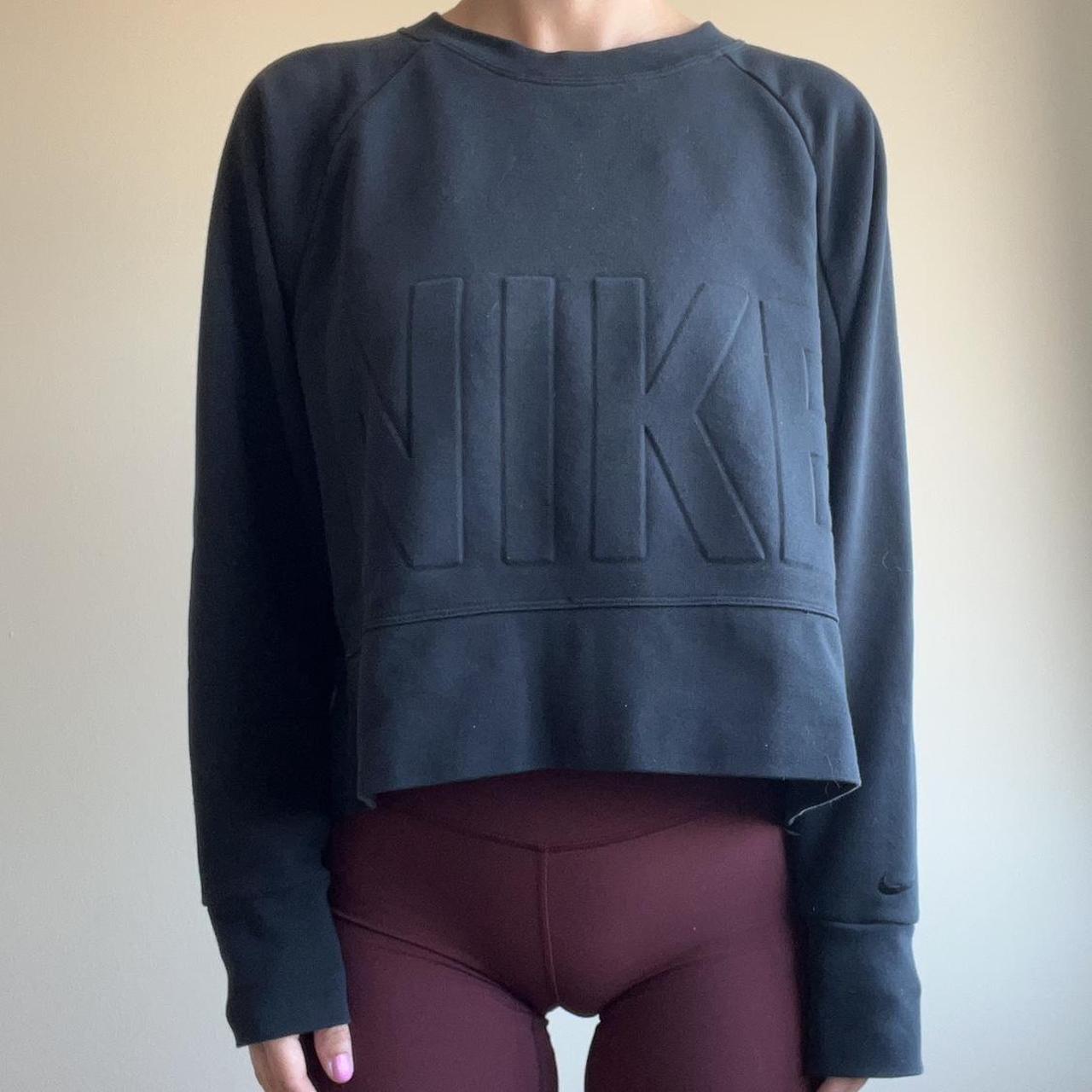 Nike Versa cropped sweater Soft warm French terry. Depop