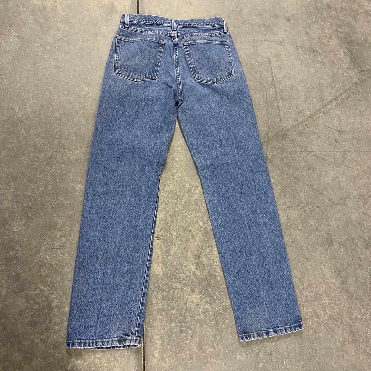 Vintage 90s wrangler straight leg denim jeans 32 x... - Depop