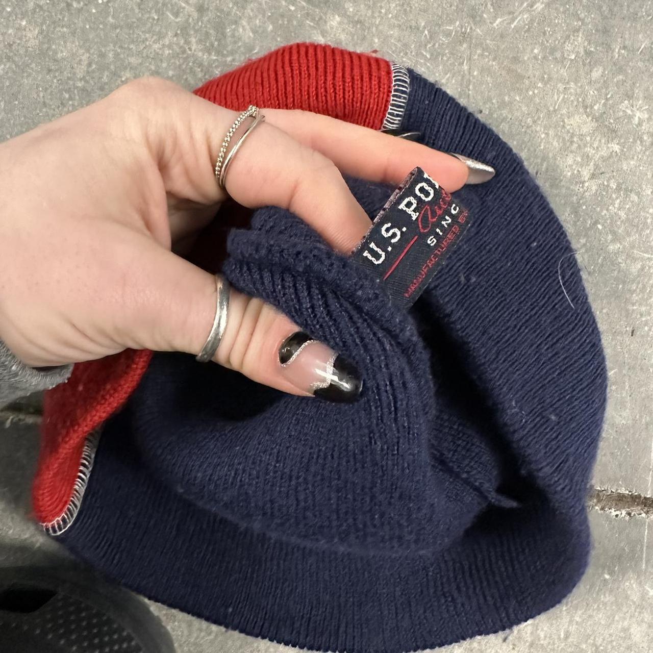 U.S. Polo Assn. Men's Navy and Red Hat (3)