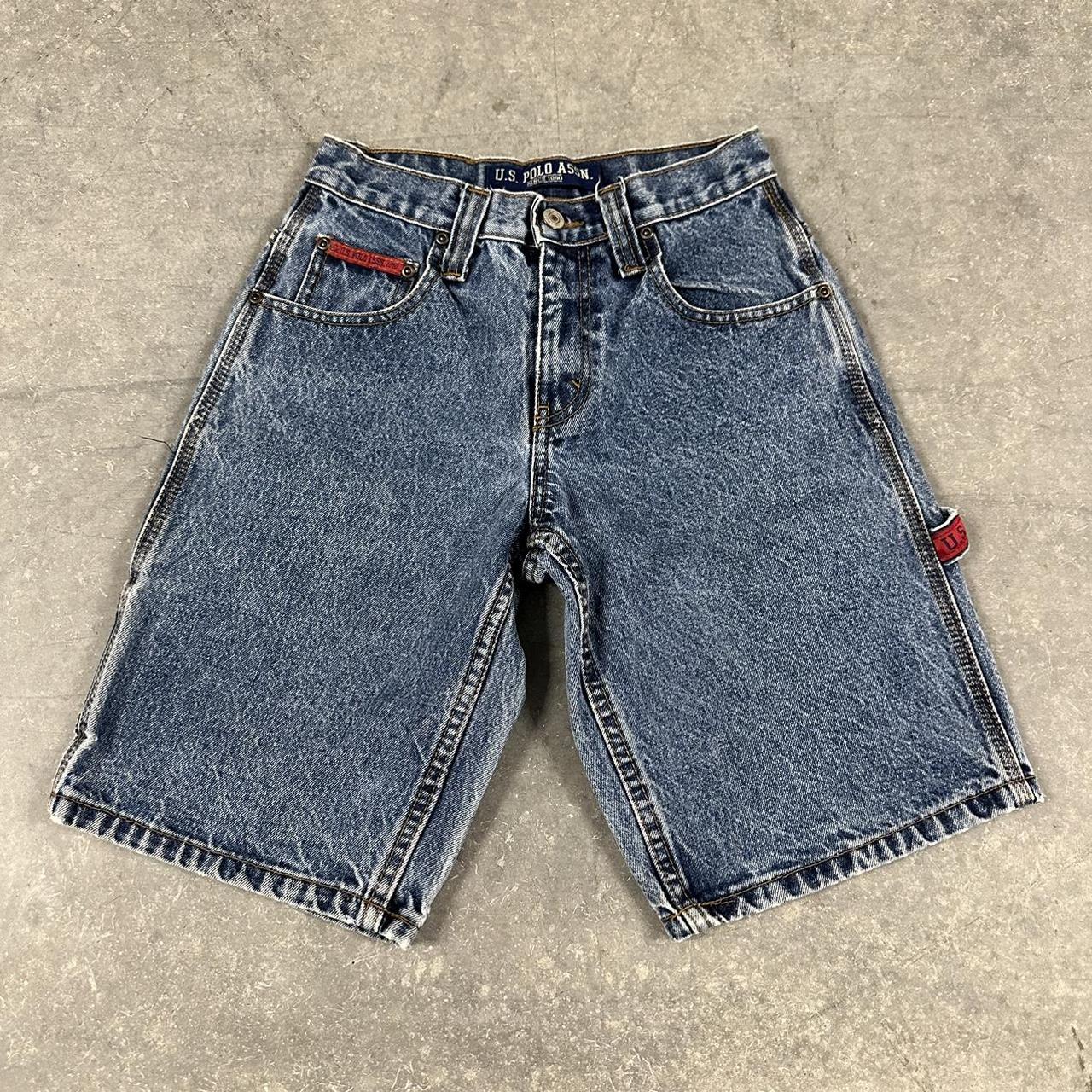 Vintage 90s Y2K US Polo Assn cargo denim jean... Depop