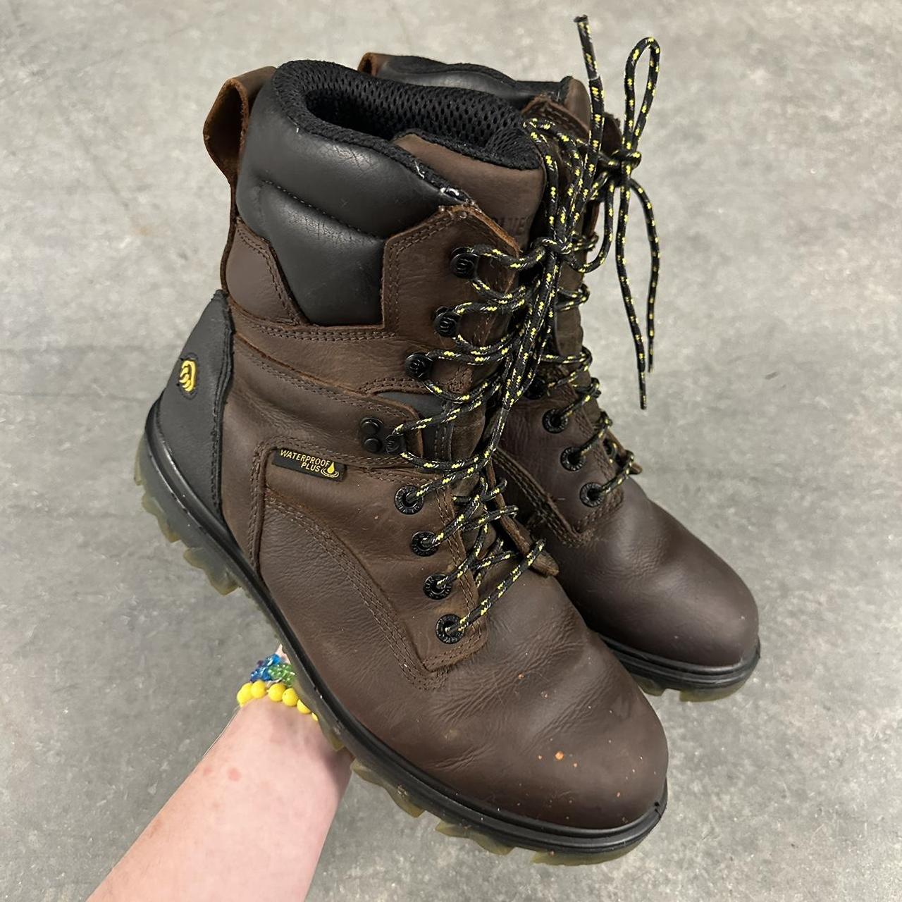 Wolverine I 90 EPX brown leather lace up waterproof Depop