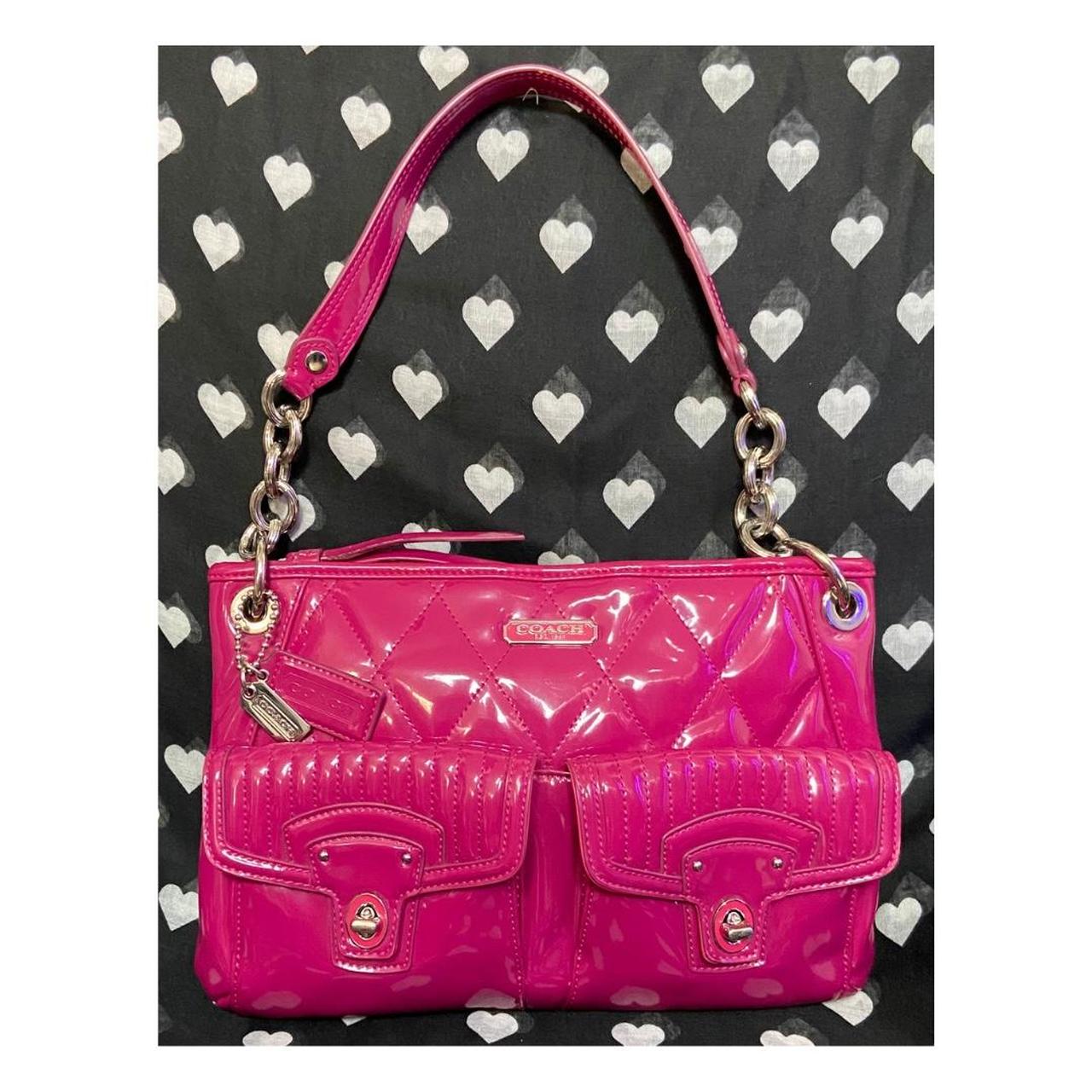 Coach shops Poppy Liquid Gloss Patent Leather Bag