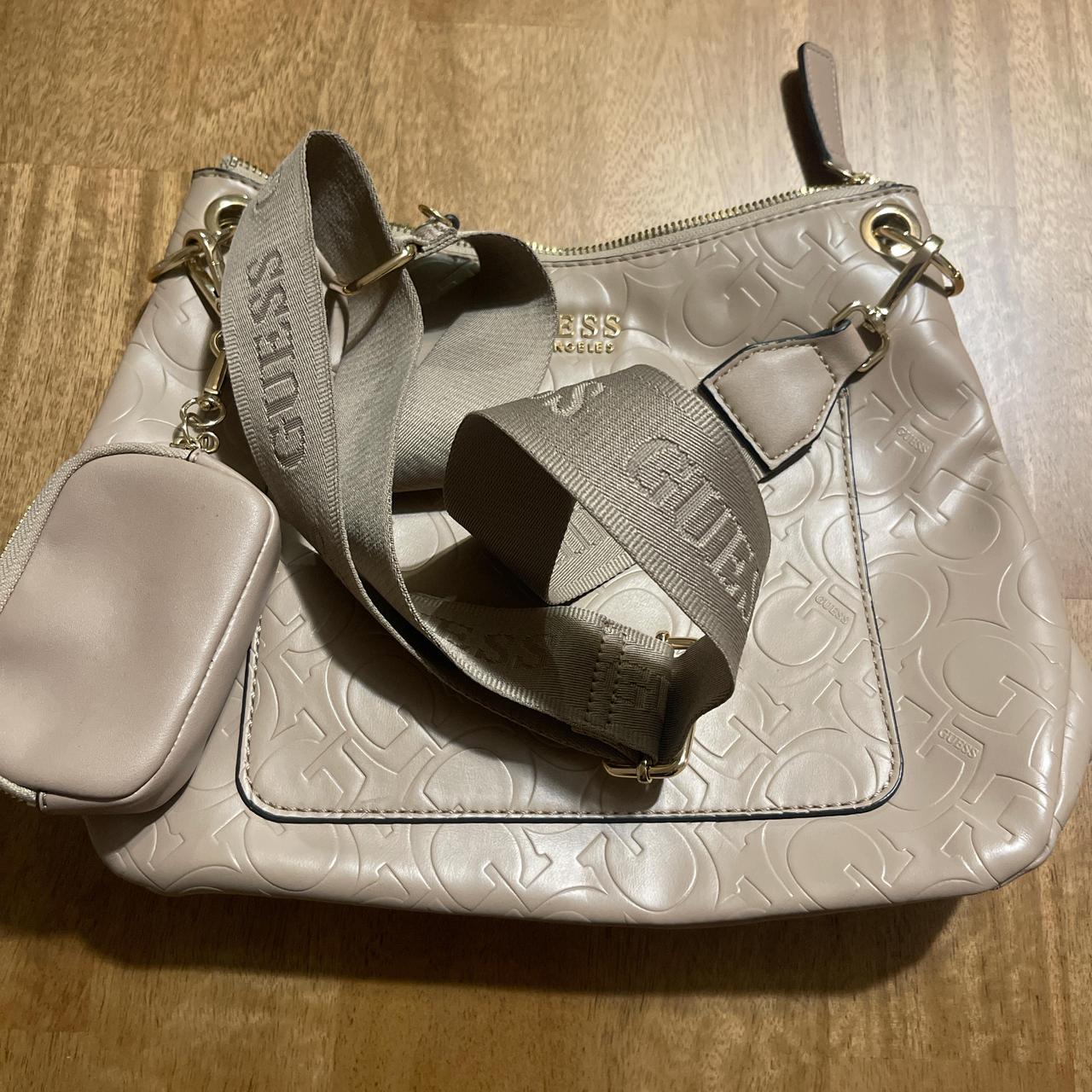 Guess Women's Bag - Brown – Guess beige crossbody… - image 1