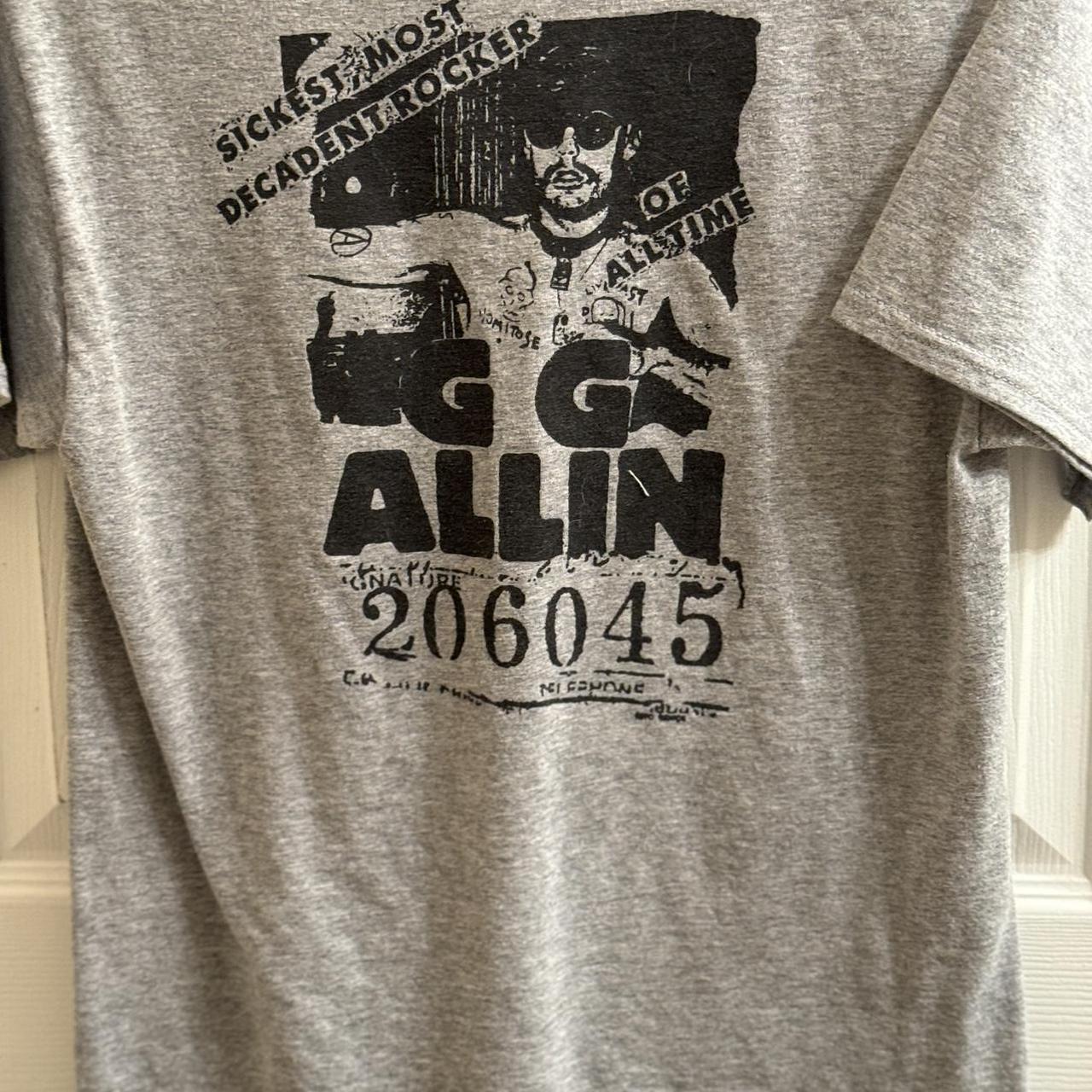 Original Vintage Gg Allin T shirt Outlaw Scumfuc... | Depop, image size:1280x1280