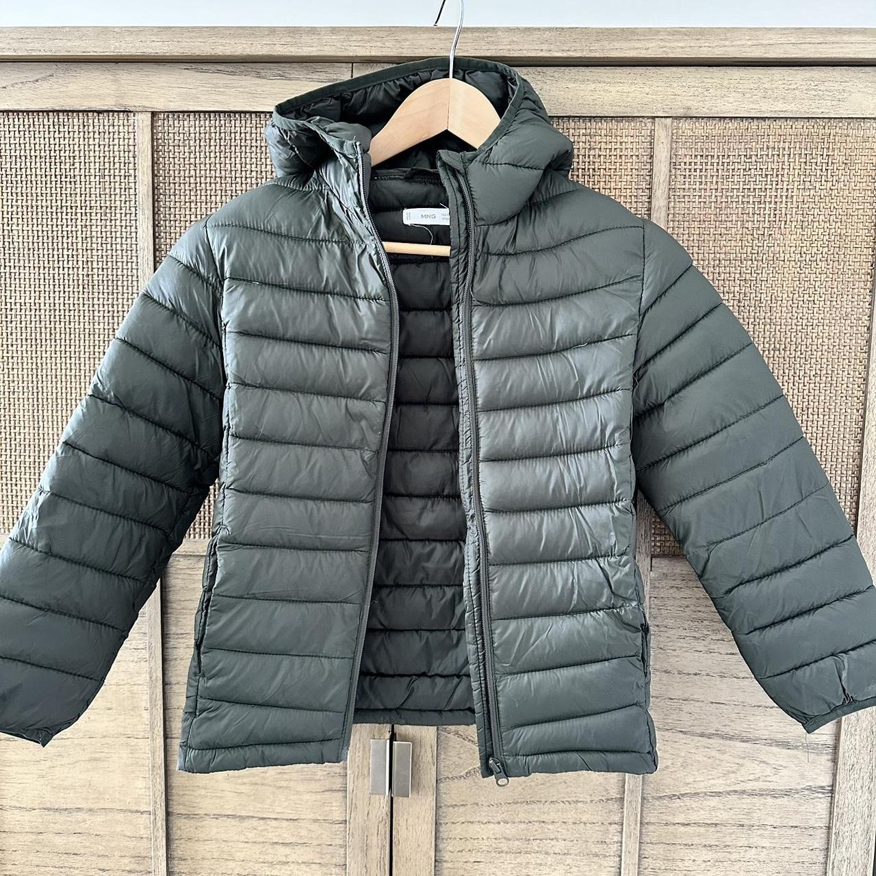 Boys Mango Green light puffer size 140cm Depop